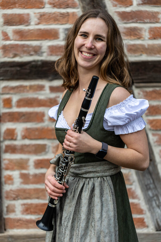 Karin Vogt an der Klarinette