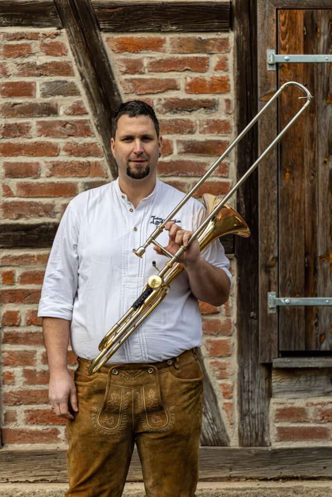 Stefan Mauser an der Posaune
